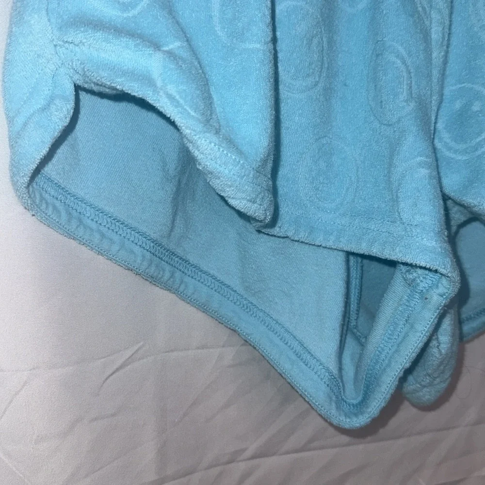 Aerie Offline Burst A Move Terry Cloth Smile Shorts in Bright Blue - Size XS - Picture 4 of 6